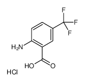 Benzoic acid, 2-amino-5-(trifluoromethyl)-, hydrochloride结构式