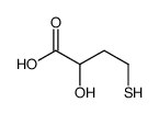 2-hydroxy-4-sulfanylbutanoic acid Structure