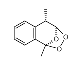 (1S,8S,9R)-1,8-Dimethyl-10,11,12-trioxa-tricyclo[7.2.1.02,7]dodeca-2(7),3,5-triene结构式