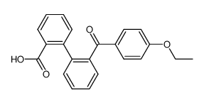 2'-(4-ethoxy-benzoyl)-biphenyl-2-carboxylic acid结构式