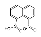 8-nitro-naphthalene-1-sulfinic acid Structure