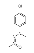 [(4-chlorophenyl)-methylhydrazinylidene]-methyl-oxidoazanium Structure