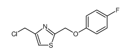 4-(CHLOROMETHYL)-2-[(4-FLUOROPHENOXY)METHYL]-1,3-THIAZOLE picture