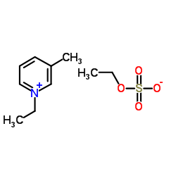 1-Ethyl-3-methylpyridinium ethyl sulfate structure