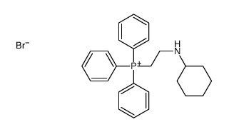 2-(cyclohexylamino)ethyl-triphenylphosphanium,bromide Structure