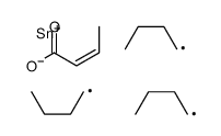 tributylstannyl but-2-enoate结构式