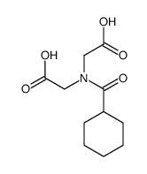 2-[carboxymethyl(cyclohexanecarbonyl)amino]acetic acid Structure