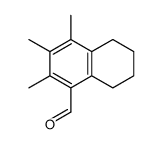 2,3,4-trimethyl-5,6,7,8-tetrahydronaphthalene-1-carbaldehyde结构式