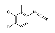 4-BROMO-3-CHLORO-2-METHYLPHENYLISOTHIOCYANATE Structure