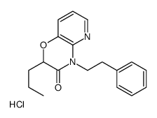 4-(2-phenylethyl)-2-propylpyrido[3,2-b][1,4]oxazin-3-one,hydrochloride Structure