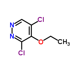 3,5-二氯-4-乙氧基哒嗪结构式