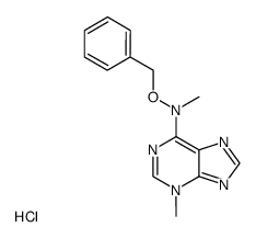 N6-benzyloxy-N6,3-dimethyladenine hydrochloride结构式