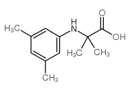 2-(3,5-DIMETHYL-PHENYLAMINO)-2-METHYL-PROPIONIC ACID structure