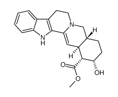 (+)-3,14-didehydroyohimbine Structure