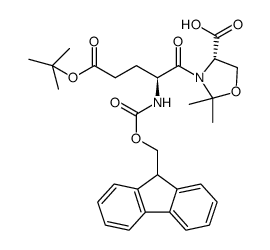 Fmoc-Glu(OtBu)-Ser(psi(Me,Me)pro)-OH picture
