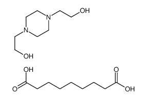 azelaic acid, compound with piperazine-1,4-diethanol Structure