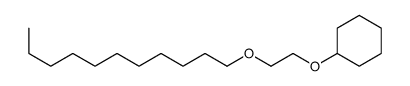 2-undecoxyethoxycyclohexane Structure