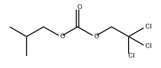 Carbonic acid, 2-methylpropyl 2,2,2-trichloroethyl ester结构式