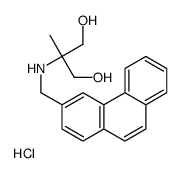 1,3-Propanediol, 2-methyl-2-((3-phenanthrenylmethyl)amino)-, hydrochlo ride结构式