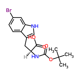 (S)-6-Brom-N-(tert-butyloxycarbonyl)tryptophan图片