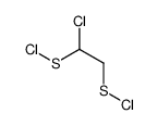 (1-chloro-2-chlorosulfanylethyl) thiohypochlorite结构式