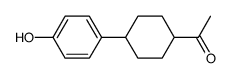 4-(p-hydroxyphenyl)hexahydroacetophenone Structure