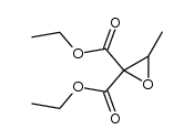 diethyl 3-methyloxirane-2,2-dicarboxylate Structure