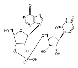 uridylyl-(5'→3')-inosine Structure