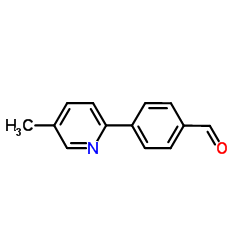 2-(4-formylphenyl)-5-methylpyridine Structure