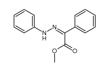 methyl 2-phenyl-2-[(Z)-phenylhydrazono]acetate Structure