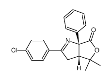 cis-2-(4-Chlorphenyl)-3a,6a-dihydro-4,4-dimethyl-6a-phenyl-3H-furo<3,4-b>pyrrol-6(4H)-on Structure