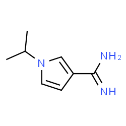 1H-Pyrrole-3-carboximidamide,1-(1-methylethyl)-(9CI) Structure