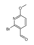 2-BROMO-6-METHOXYNICOTINALDEHYDE structure