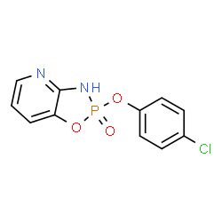 2-(4-Chloro-phenoxy)-3H-[1,3,2]oxazaphospholo[4,5-b]pyridine 2-oxide Structure