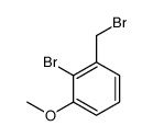 2-bromo-1-(bromomethyl)-3-methoxybenzene结构式