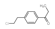 4-(2-Chloroethyl)propiophenone结构式