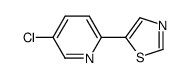 5-chloro-2-(thiazol-5-yl)pyridine Structure