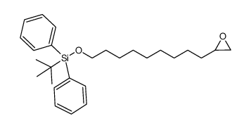 tert-butyl((9-(oxiran-2-yl)nonyl)oxy)diphenylsilane结构式