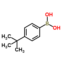 4-tert-Butylphenylboronic acid Structure