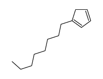 1-octylcyclopenta-1,3-diene Structure