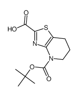 4-(tert-butoxycarbonyl)-4,5,6,7-tetrahydrothiazolo[4,5-b]pyridine-2-carboxylicacid Structure