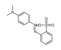 2-(4-dimethylaminophenyl)diazenylbenzenesulfonic acid结构式