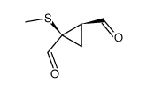 1,2-Cyclopropanedicarboxaldehyde, 1-(methylthio)-, (1S-cis)- (9CI) picture