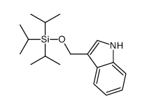 3-{[(Triisopropylsilyl)oxy]methyl}-1H-indole Structure