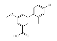 3-(4-chloro-2-methylphenyl)-5-methoxybenzoic acid Structure