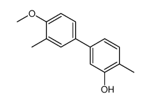 5-(4-methoxy-3-methylphenyl)-2-methylphenol结构式