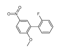 2'-fluoro-2-methoxy-5-nitrobiphenyl Structure