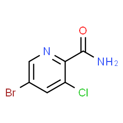 5-Bromo-3-chloropyridine-2-carboxamide structure