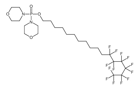 11-(perfluorohexyl)undecyl dimorpholinophosphinate Structure