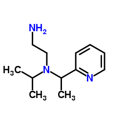 N-Isopropyl-N-[1-(2-pyridinyl)ethyl]-1,2-ethanediamine结构式